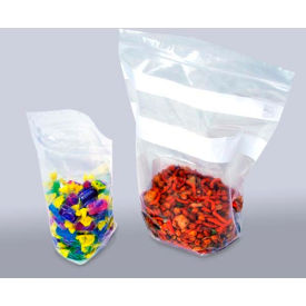 Elkay Plastics Company Inc F21012G Reclosable Bags W/ Write On Strip, 1 Gal., 10"W x 12"L, 4 Mil, Clear, 250/Pack image.