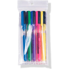 Single Track Reclosable Zipper Bags with Hang Hole, 9"W x 12"L, 4 Mil, Clear, 1000/Pack view 2