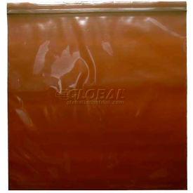 Elkay Plastics Company Inc FAM30203 Seal Top Amber Bags, 2"W x 3"L, 3 Mil, 1000/Pack image.