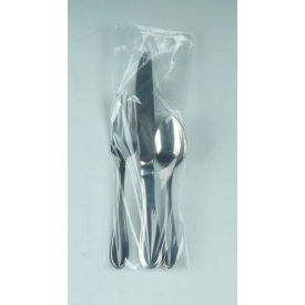 Elkay Plastics Company Inc HB-10 Flip Top Silverware Bags 3-1/2"W x 10"L, .75 Mil, Clear, 2000/Pack image.