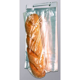Elkay Plastics Company Inc P8F0913+4BGW Co Extruded Bottom Gusset Poly Bags On Wicket Dispenser, 9"W x 13"L, 80 Mil, Clear, 1000/Pack image.