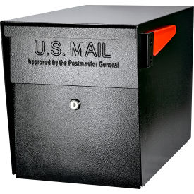 Epoch Design Llc Dba Mail Boss 7106 Mail Boss Locking Security Curbside Mailbox Black image.