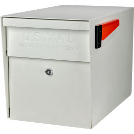 Epoch Design Llc Dba Mail Boss 7107 Mail Boss Locking Security Curbside Mailbox White image.