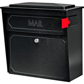 Epoch Design Llc Dba Mail Boss 7172 Townhouse Wall Mount Mail Boss Locking Mailbox Black image.