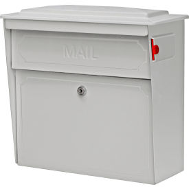 Epoch Design Llc Dba Mail Boss 7173 Townhouse Wall Mount Mail Boss Locking Mailbox White image.