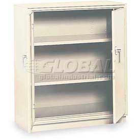 Equipto 1705-WH Equipto Counter High Cabinet, 36"W x 24"D x 42"H, Smooth Reflective White image.