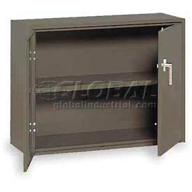 Equipto 1730-GY Equipto Desk High Cabinet, 36"W x 18"D x 29"H, Smooth Office Gray image.