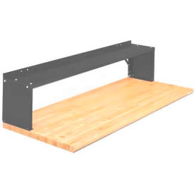 Equipto 226-48-GY Equipto® Aerial Steel Shelf, 48"W x 12"D, Office Gray image.