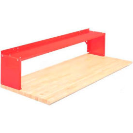 Equipto 226-72-RD Equipto® Steel Shelf, 72"W x 12"D, Red image.