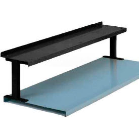 Equipto® Steel Riser W/ Shelf 48""W x 13-1/2""D Black