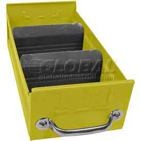 Equipto 8505-YL Equipto Individual Metal Shelf Drawer, 5-5/8"w x 11"D x 3-1/8"H, Textured Safety Yellow image.