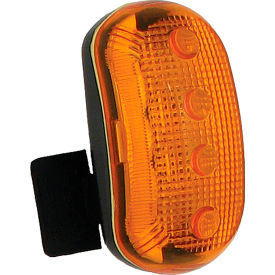 Erb Industries Inc 10030 ERB® Hard Hat Safety Light, Amber image.