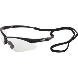 Erb Industries Inc 15324 ERB® Octanet Safety Glasses, Black Frame, Clear Lens,15324 image.