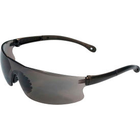 Erb Industries Inc 15532 ERB® Invasion Safety Glasses, Black Temples, Gray Anti-fog Lens,15532 image.