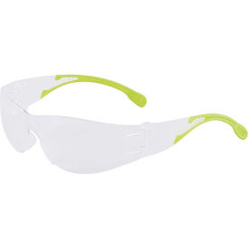 Erb Industries Inc 16266 ERB® I-Fit Flex Safety Glasses, Apple Green Frame/Clear Lens,16266 image.