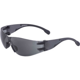 Erb Industries Inc 16268****** ERB® I-Fit Flex Safety Glasses, Black Frame/Gray Lens,16268 image.
