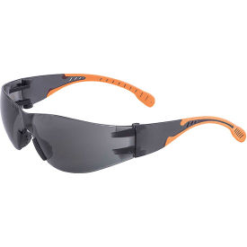 Erb Industries Inc 16270 ERB® I-Fit Flex Safety Glasses, Orange Frame/Gray Lens,16270 image.