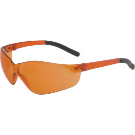 Erb Industries Inc 17064 ERB® Inhibitor NXT Safety Glasses, Orange Frame/ Orange Lens,17064 image.