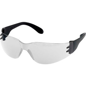 Erb Industries Inc 17451 ERB® IProtect Safety Glasses, Slick Black Temples, Clear Lens,17451 image.
