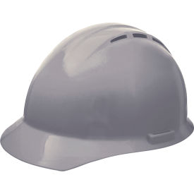 Erb Industries Inc 19257 ERB® Americana Cap Vented with Accessory Slots and 4-Point Slide-Lock Suspension, Gray image.
