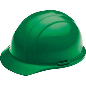 Erb Industries Inc 19368 ERB® Americana Cap with Accessory Slots and 4-Point Mega Ratchet Suspension, Green image.