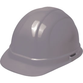 Erb Industries Inc 19957 ERB® Omega II Cap with Accessory Slots and 6-Point Mega Ratchet Suspension, Gray image.