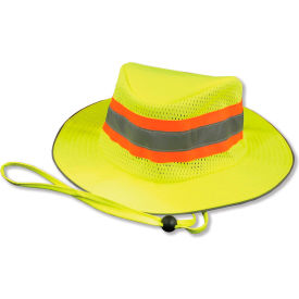 Erb Industries Inc 61587 Aware Wear® ANSI 107 Class Headwear, 61587 - Lime, One Size image.