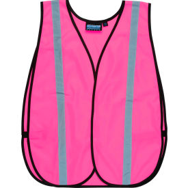 Erb Industries Inc 61728 Aware Wear® Non-ANSI Safety Vest, Pink, One Size image.