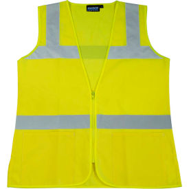 Erb Industries Inc 61919 Aware Wear® S720 Class 2 Female Vest, 61919, Lime 2XL image.