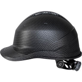 Delta Plus Diamond VI WIND Front Brim Safety Helmet Adj. One-D Rotor Clamping System Carbon Black