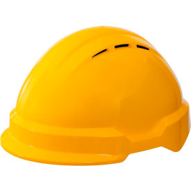 Delta Plus Americana Climbing WIND Safety Helmet Type 1 4-Point Mega Ratchet Suspension Yellow