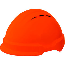 Delta Plus Americana Climbing WIND Safety Helmet Type 1 4-Point Ratchet Suspension Hi-Viz Orange