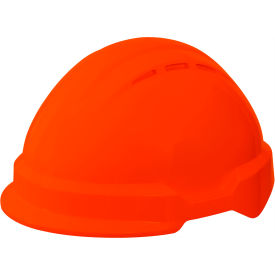 Delta Plus Americana Climbing PEAK Safety Helmet Type 1 4-Point Ratchet Suspension Hi-Viz Orange