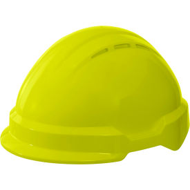 Delta Plus Americana Climbing PEAK Safety Helmet Type 1 4-Point Ratchet Suspension Hi-Viz Yellow