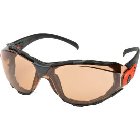 Delta Plus Go-Specs Full Frame Safety Glasses Copper Blue Blocker AF/PC Lens Black/Orange 