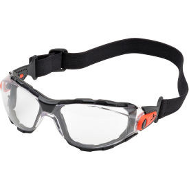 Delta Plus Go-Specs Full Frame Safety Glasses Clear AF/PC Lens w/ Elastic Fabric Strap 