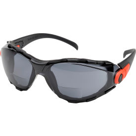 Delta Plus RX Go-Specs +1.5 Full Frame Safety Glasses Gray AF/HC Lens Black /Orange 