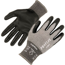 Ergodyne 10313 Ergodyne® Proflex 7072 Cut Resistant Gloves, Nitrile Coated, ANSI A7, M, Gray, 1 Pair image.