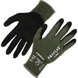 Ergodyne 10342 Ergodyne® Proflex 7072 Cut Resistant Gloves, Nitrile Coated, ANSI A4, S, Green, 1 Pair image.