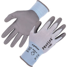 Ergodyne 10432 Ergodyne® Proflex 7024 Cut Resistant Gloves, Polyurethane Coated, ANSI A2, S, Blue, 1 Pair image.