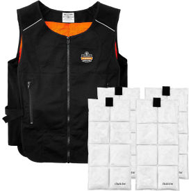 Ergodyne® Chill-Its® 6260 Lightweight Phase Change Cooling Vest W/ Packs L/XL 12135