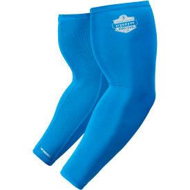 Ergodyne 12185 Ergodyne® Chill-Its® 6690 Cooling Arm Sleeves, Blue, XL, 12185 image.