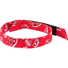 Ergodyne® Chill-Its® 6705 Evaporative Cooling Bandana H & L Red Western One Size