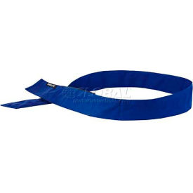 Ergodyne Chill-Its 6705 Evaporative Cooling Bandana, H & L, Solid Blue, One Size - Pkg Qty 24 Ergodyne Chill-Its 6705 Evaporative Cooling Bandana, H & L, Solid Blue, One Size - Pkg Qty 24