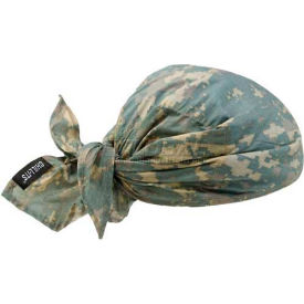 Ergodyne Chill-Its 6710 Evaporative Cooling Triangle Hat, Camo, One Size - Pkg Qty 24