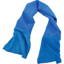 Ergodyne 12490 Ergodyne® Chill-Its® Multi-Purpose Cooling Towel, PVA/Microfiber, Blue image.