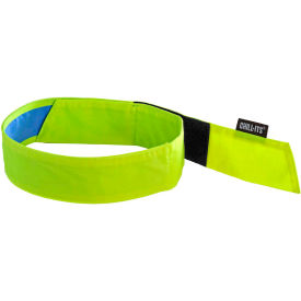 Ergodyne Chill-Its® Evap. Cooling Bandana w/ Built-In Cooling Towel H & L Lime 12576