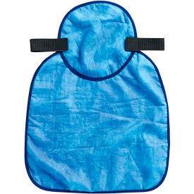 Ergodyne 12596 Ergodyne® Chill-Its® 6717CT Evap. Hard Hat Neck Shade w/ Built-In Cooling Towel, Blue image.