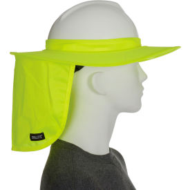 Ergodyne 12640 Ergodyne® Chill-Its® 6660 Hard Hat Brim with Shade, Lime, One Size image.