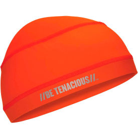 Ergodyne 12688 Ergodyne® Chill-Its® 6632 Cooling Skull Cap, Performance Knit, Orange image.